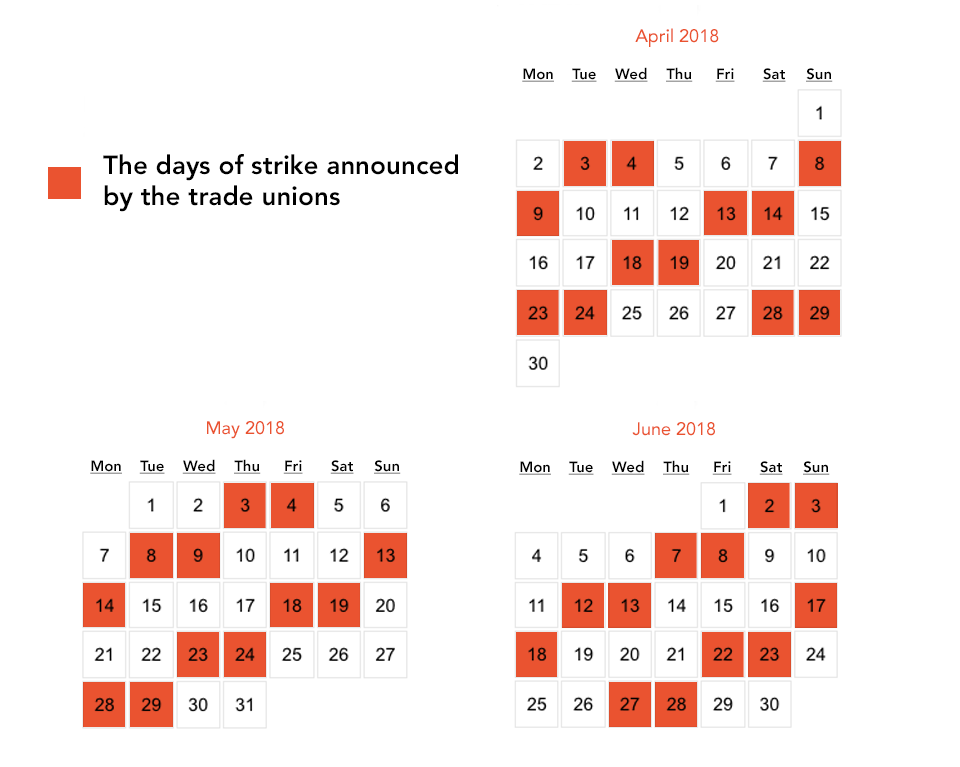 strike calendar sncf